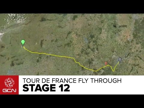 Tour De France Stage 12 Fly Through