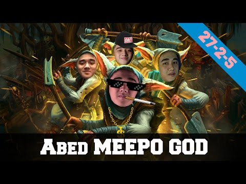 Xctn.Abed 8300+ MMR Meepo God Solo Ranked Gameplay on Perfect World Server