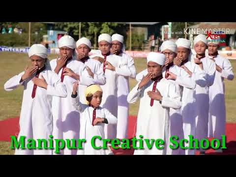 MCS Boys student performed Urdu Nazm at Yairipok Singa