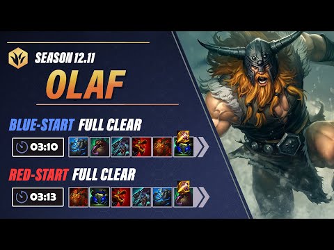 [Patch 12.11]  Olaf Buffs!  New and Improved Jungle Clear Guide