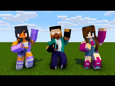 MONSTER SCHOOL | K/DA - POP/STARS APHMAU, JULIA, HEROBRINE | MINECRAFT ANIMATION