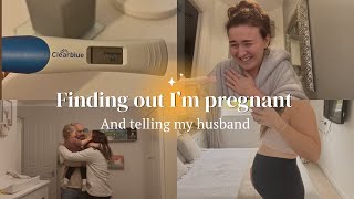 FINDING OUT I’M PREGNANT | TELLING MY HUSBAND AND FAMILY | BABY NUMBER 2