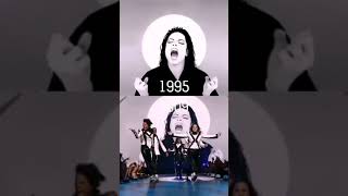 Michael Jackson &amp; Janet Jackson &quot;Scream&quot; 1995 Vs 2009 #shorts