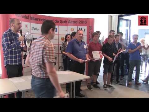 Andrei Istrățescu, castigatorul ARAD OPEN 2016
