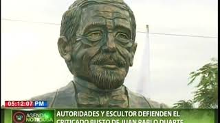 Autoridades y escultores defienden el criticado busto de Juan Pablo Duarte