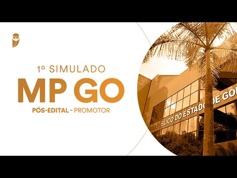 1° Simulado Promotor MP GO - Pós-edital (Correção)