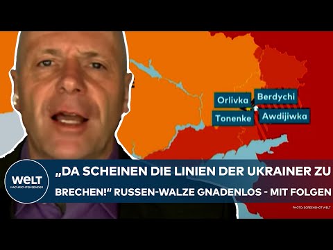 PUTINS KRIEG: "Da scheinen die Linien der Ukrainer zu brechen!" Die Russen-Walze ist gnadenlos