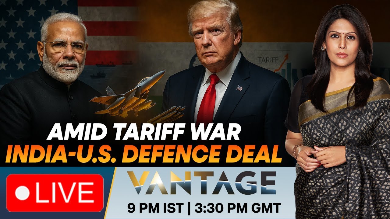 LIVE: Amid Trade War, US Signs 10-Year Defence Pact with India | Vantage with Palki Sharma | N18G
