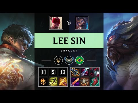 Lee Sin Jungle vs Udyr: Godlike - BR Challenger Patch 25.S1.2