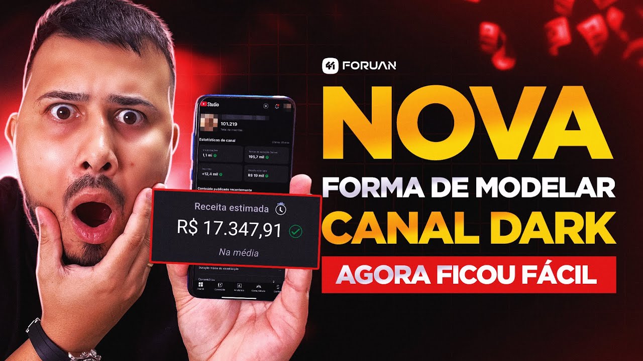 COMO CRIAR UM CANAL DARK QUE MONETIZA RÁPIDO E FÁCIL