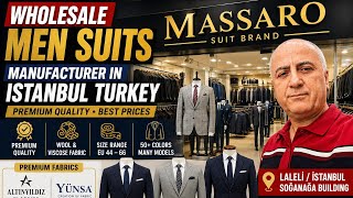 Wholesale Men Suits Manufacturer in Istanbul Turkey | Massaro Suit Sho
