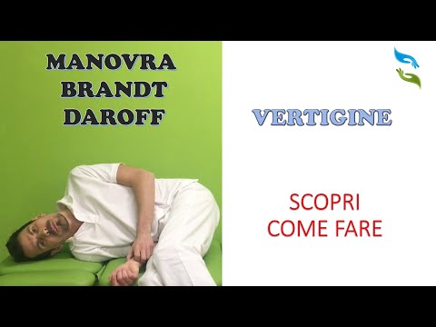 Vertigo and resolution with the Brandt-Daroff maneuver