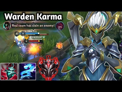 Wild Rift - New Champ Karma | Warden Karma Skin Gameplay