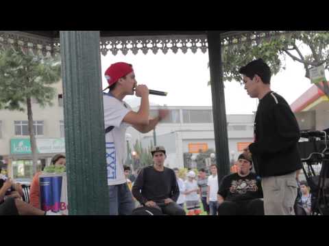 Klibre vs Caleb - Freestyle KO 2014 - Audiciones Monterrico