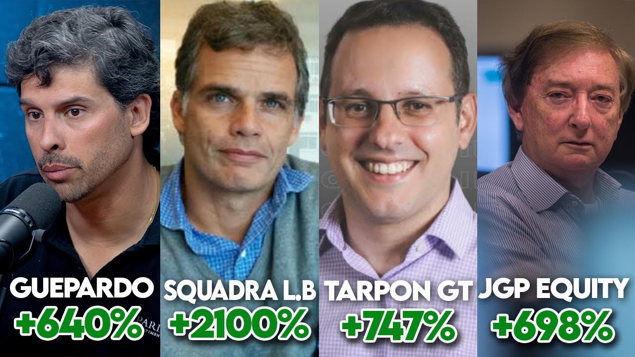 QUAL a RENTABILIDADE dos FUNDOS de AÇÕES? Qual das ASSETS FAMOSAS tem a MELHOR PERFORMANCE? - TOP 10