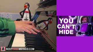 Video thumbnail of "FNAF SISTER LOCATION SONG - "You Can't Hide" by CK9C (Piano Cover by Amosdoll)"
