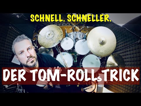 Wie kann man schnell spielen mit Toms? (Der Tom-Rolls Trick)