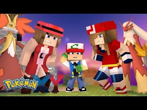 Minecraft- Pokemon X Y - O ENCONTRO DE SERENA E MAY #28.mp4
