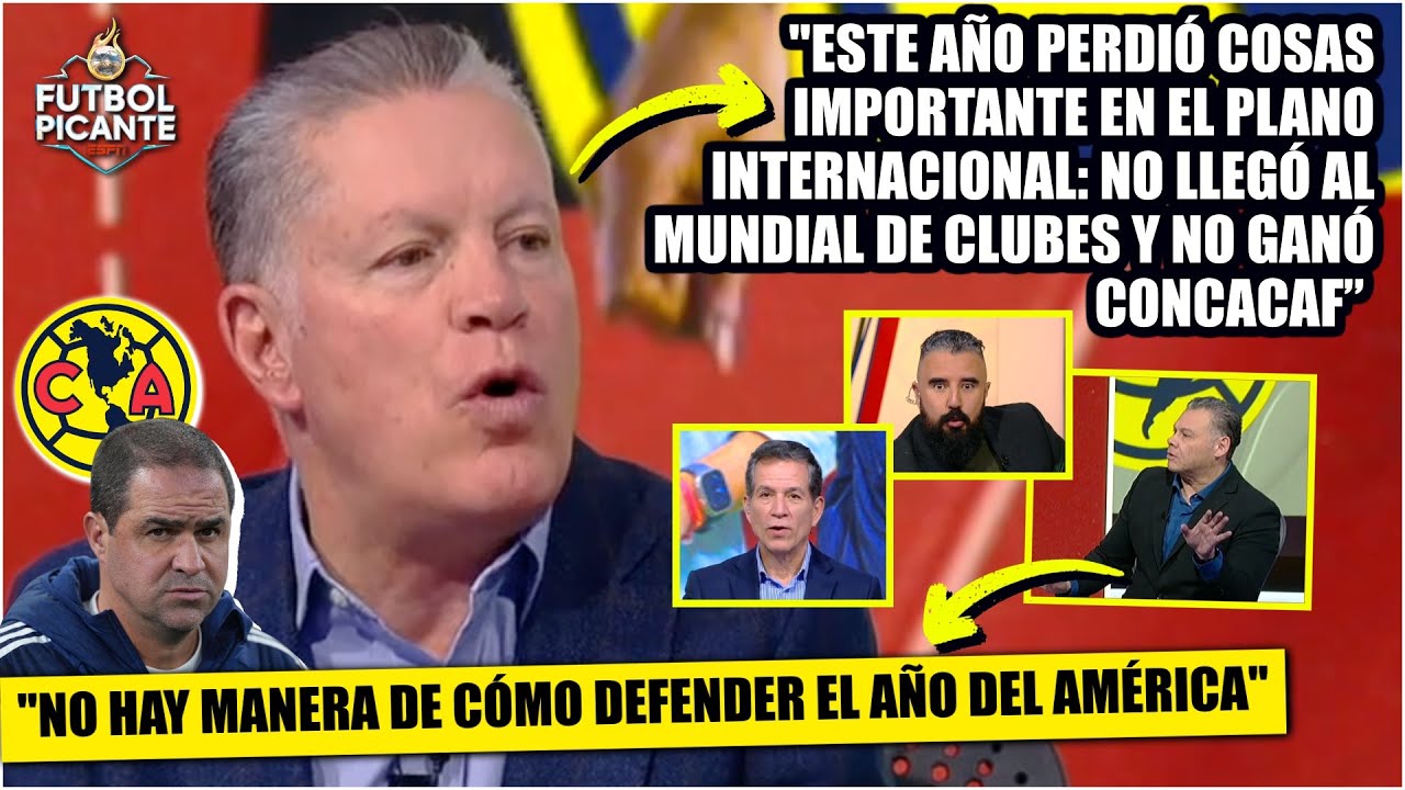 Peláez le REPROCHA AL AMÉRICA el haber quedado BORRADO del plano internacional | Futbol Picante