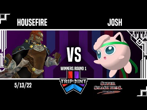 Tripoint Smash 143 - Winners Round 1 - HouseFire(Ganondorf) Vs. Josh(Jigglypuff)