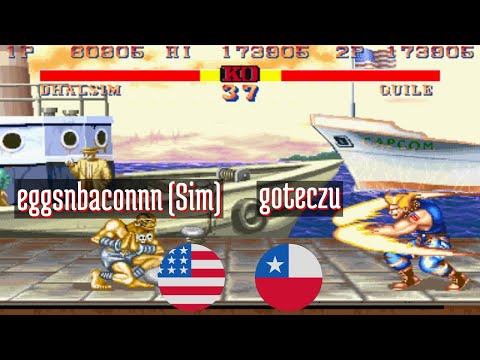 Street Fighter II Hyper Fighting (FT5) - eggsnbaconnn (Sim) (US) vs goteczu (CL) - 2021-08-12
