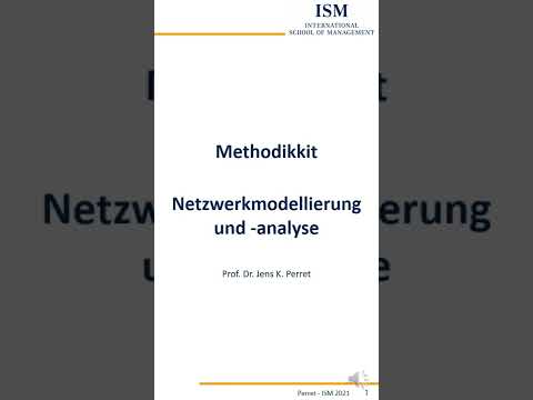 Methodikkit Statistik - Wie geht man bei der Modellierung und Auswertung von Netzwerkdaten vor?