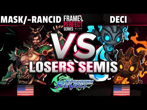 FPS5 Online - Mask/-Rancid (Weishan) vs. Deci (Afi/Galu) - Rushdown Revolt Losers Semifinals