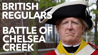 British Regulars at the Battle of Chelsea Creek #americanhistory #history #ma250
