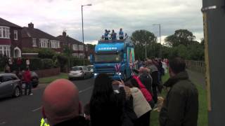 preview picture of video 'London 2012 Torch Relay - Stockton on Tees'