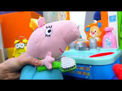 Peppa e George preparam um café da manhã surpresa para Mamãe e Papai Pig! 🍳🥪