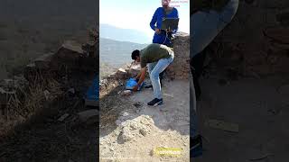 Treasure hunting in a hill top Area with Ks 700 Ground Scanner #shorts #viral #shortsvideo