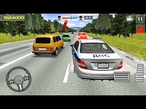 Traffic Cop Simulator 3D: New Chase Mercedes Car - Police Traffic - Android Gameplay