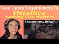 Teen Opera Singer Reacts To Metallica - Nothing Else Matters