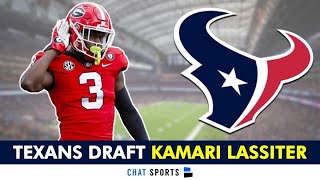 Kamari Lassiter Selected By Texans With Pick #42 In 2nd Round of 2024 NFL Draft - Instant Reaction