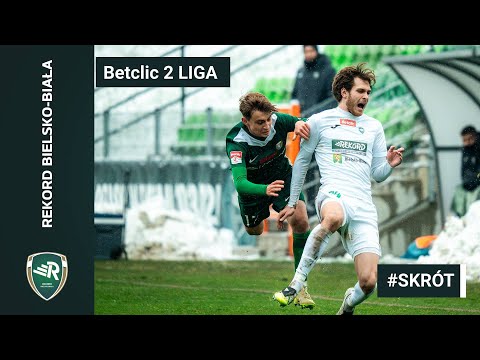 Rekord Bielsko Biała -  Śląsk II Wrocław  1:1 (0:1)  -  skrót meczu