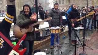Guster (with Keytar Bear) - Amsterdam - Copley Square, Boston on 1/15/15