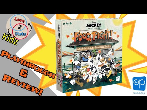 Mickey & Friends: Food Fight - Playthrough and Review - Kidz of Love 2 Hate