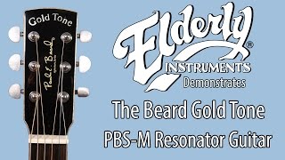 Beard Gold Tone PBS-M Squareneck Resonator | Elderly Instruments