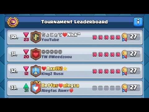 27-0 Global Tournament with 3.0 Xbow Cycle! (ft. Betfas) — Clash Royale