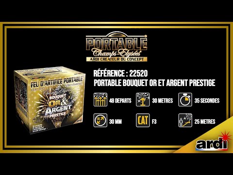 22520 - PORTABLE® BOUQUET OR ET ARGENT PRESTIGE