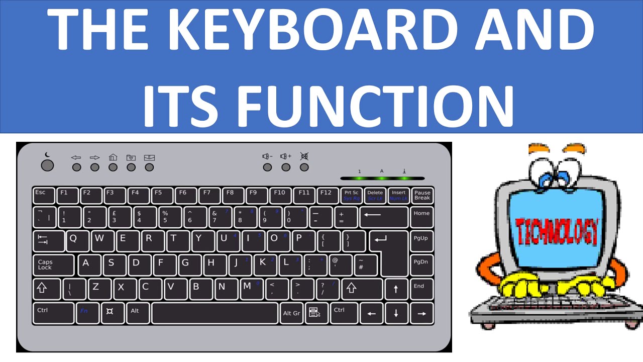 KEYBOARD AND ITS FUNCTION || FUNCTIONS OF THE KEYBOARD || BASIC COMPUTER || COMPUTER FUNDAMENTALS