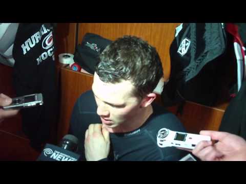 Carolina Hurricanes Jeff Skinner after 4-2 win over Sabres on 3/13/14