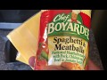 Ingredients In Chef Boyardee Spaghetti And Meatballs