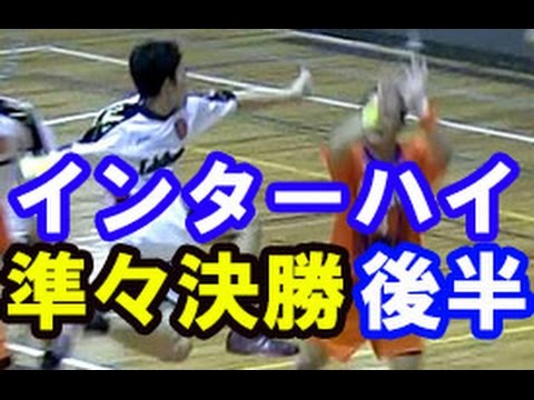 ハンドボール【市川高校 vs 法政大学第二★2】インターハイ準々決勝 高校総体2015 Handball Men's High School Championships Japan Video