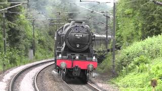 preview picture of video 'The first Scarborough Spa Express of 2012, Outwood nr Wakefield with 46115'