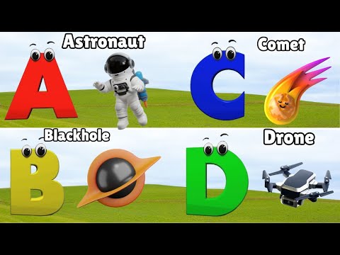 ABC Song , Phonics Sounds of Alphabet A to Z, Space Phonics Song, ABC Phonics Song, Nursery Rhymes
