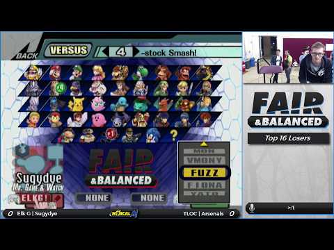 “Fair and Balanced” – Elk G | Sugydye (G&W) v. TLOC | Arsenals (Fox) – Top 16 Losers
