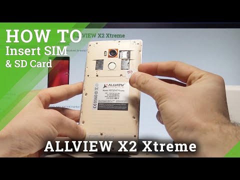 How Insert SIM and SD in ALLVIEW X2 Xtreme |HardReset.info