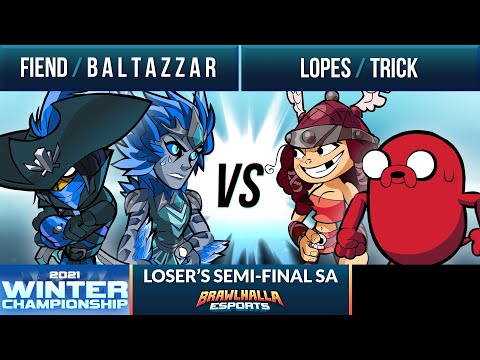 Fiend & B A L T A Z Z A R vs Lopes & Trick - Loser's Semi-Final - Winter Championship 2021 - SA 2v2