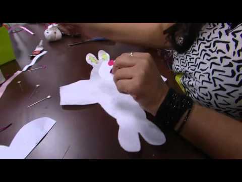 Mulher.com - 16/03/2016 - Coelho porta pão de mel - Karin Montone